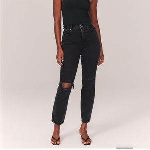 COPY - *NWT* A&F Curve Love Ultra HR 90's Straight Jeans - 27 / 4S